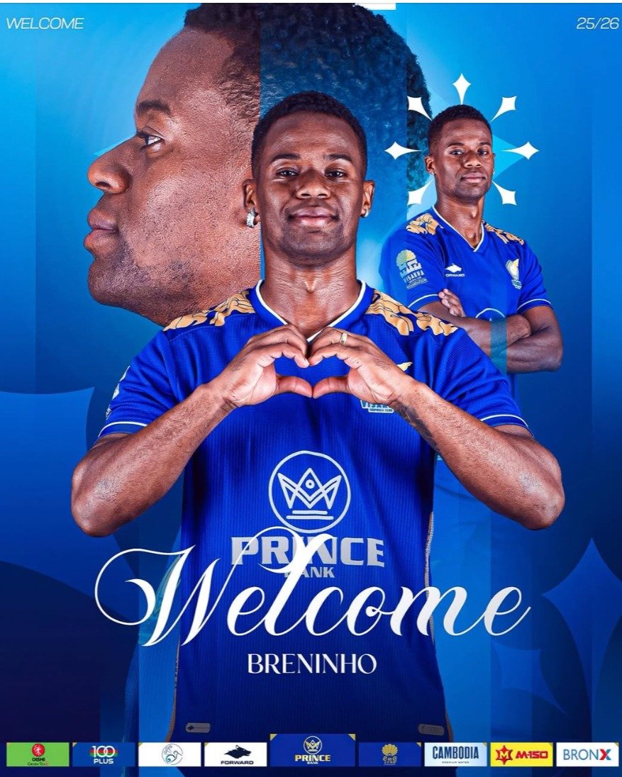🚨WELCOME, BRENINHO! 🇧🇷⚽️

I am delighted to welcome Breno to Visakha FC! 🔹🐎

Enjoyed watching him throughout all his games in the AFC Challenge League 2024/25 including the Final in front of 51,600+ 

He is going to excite our fans and make a real impact

🏆Let's make history