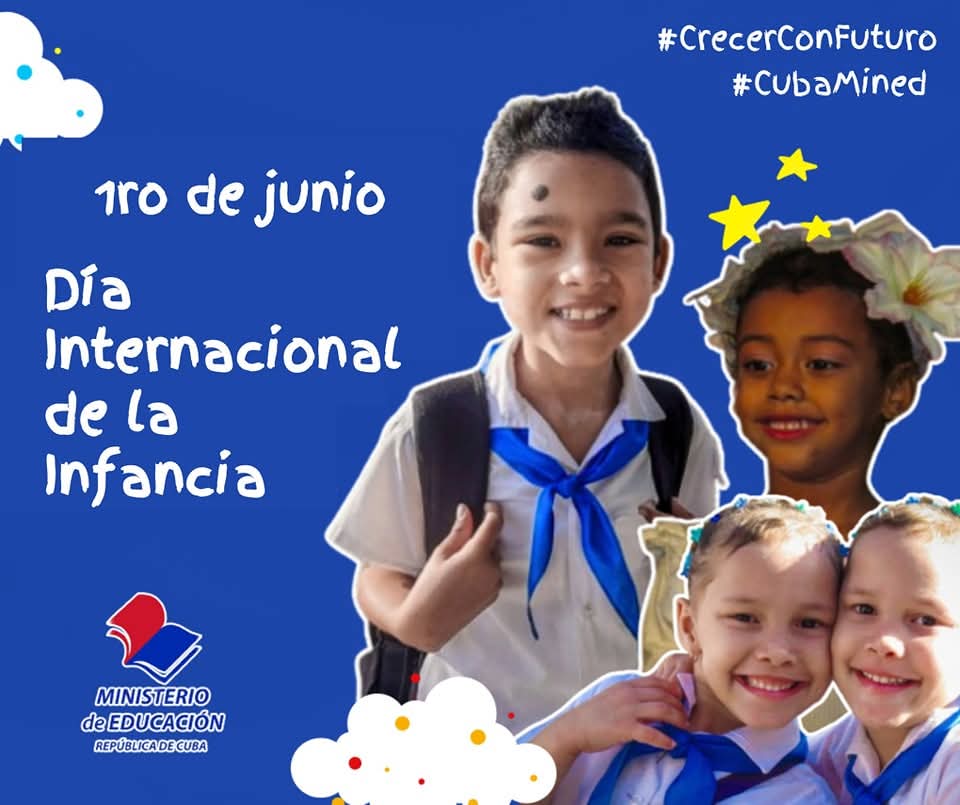 🇨🇺En Cuba se celebró por primera vez el Día Internacional de la Infancia el primero de junio de 1963.
Desde entonces se llevan a cabo programas dirigidos a propiciar la defensa de la niñez y su plena incorporación a diferentes actividades.
#DíaInternacionalDeLaInfancia #CubaMined