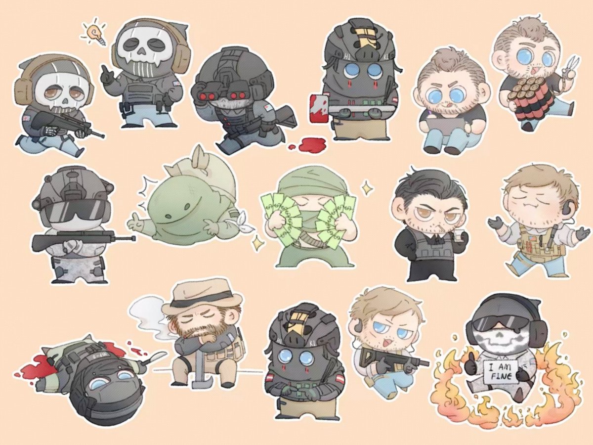Happy children's day ٩( 'ω' )و 
#cod #ghost #Keegan #philipgraves #Makarov #Price #Soap #krueger #Konig #SimonRiley #Nikto