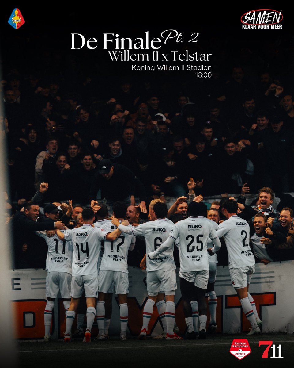 𝐃𝐄 𝐅𝐈𝐍𝐀𝐋𝐄 🦁

Vanavond om 18:00 uur in Tilburg: de ontknoping van de play-offs om promotie naar de Eredivisie.
Finale pt. 2. Tot vanavond! 🤍

#WitteLeeuwen #wilTEL