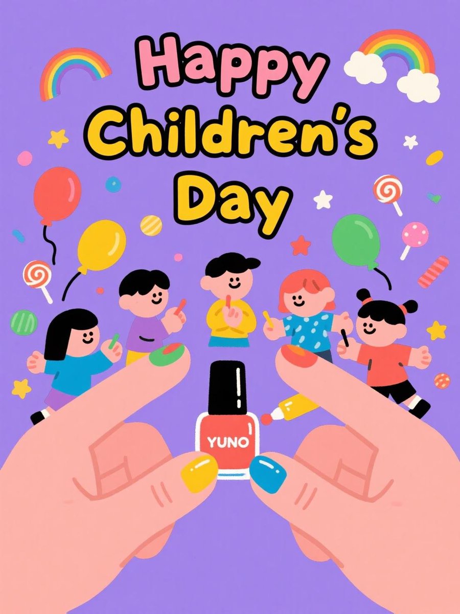 YUNONAILS's tweet photo. YUNO Wishes Children A Happy Children's Day! ❤️❤️❤️

Learn more about us: https://t.co/teSep5rYPb
#yuno #yunonails #nailart #nailproducts #nailsupply #nailpolish #naillamp #nailgel #naildecoration #nailcare #manicure💅 #pressonnails https://t.co/qwtGsVWenu