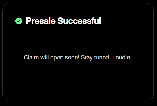 Acaban de listar $LOUD mientras casi todos duermen

En estos momentos las ganancias son estas:

Fase 1: $4,500
Fase 2: $1,125

Sin embargo, aún no se pueden reclamar los tokens.