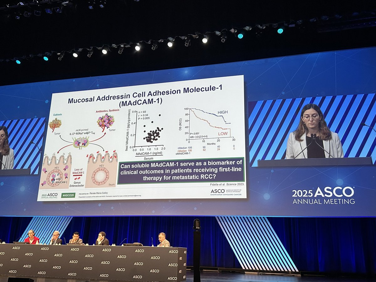 Yu Fujiwara, MD (@waraonc23) on Twitter photo The best session thus far at #ASCO25
Followed by NeoAvAx updates, insightful transcriptome analysis of IMmotion010 by <a href="/montypal/">Sumanta K. Pal, MD, FASCO</a>, ML-based multi asset analysis including ECM using the 9ER cohort by <a href="/BraunMDPhD/">David Braun</a>, and MadCAM-1 prognostic role in RCC by a rising star <a href="/ReneeSaliby/">Renee Maria Saliby</a>! The best session thus far at #ASCO25
Followed by NeoAvAx updates, insightful transcriptome analysis of IMmotion010 by <a href="/montypal/">Sumanta K. Pal, MD, FASCO</a>, ML-based multi asset analysis including ECM using the 9ER cohort by <a href="/BraunMDPhD/">David Braun</a>, and MadCAM-1 prognostic role in RCC by a rising star <a href="/ReneeSaliby/">Renee Maria Saliby</a>!