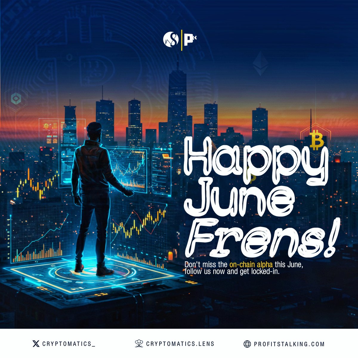 cryptomatics_'s tweet image. Amidst the uncertainty in the market...

We welcome YOU to June!🥳

We hope the month of June fills your portfolio with profits &amp;amp; your heart with joy!

May this month of June LAMBO you and take you out of trenches!

Happy June fams💚💚

GM GM!

#June2025 #TREASURE #CracktheCodes