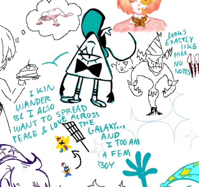 my favorite crossover #wanderoveryonder #gravityfalls