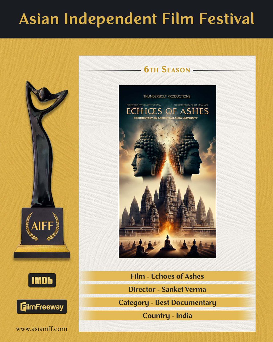 Sixth season's official submission!

#AsianIFF