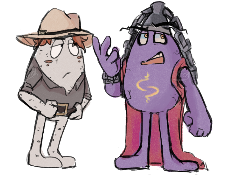 rainwshark's tweet photo. LOS TONTINES!! 🪨⚡️🫀 lil sketch
#stoneheartduo #huevocartoon #Ocxcanon https://t.co/jXAPl1ZyuV