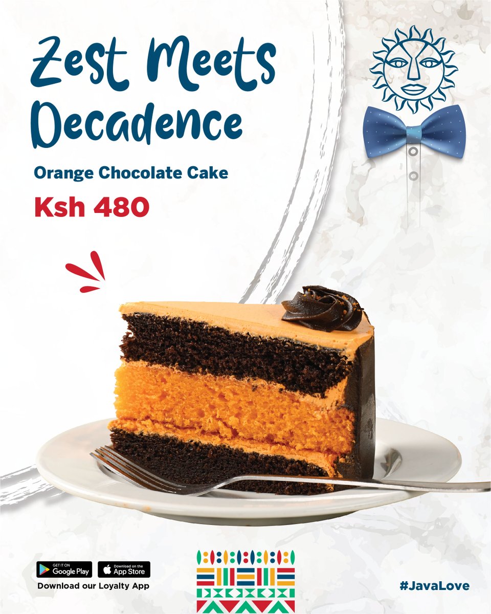 This cake didn’t come to play.​

We’re serving rich, fudgy chocolate layers
with a citrusy twist and clouds of orange
whipped cream that taste like sunshine. It’s
bold, it’s bright, it’s giving main character
energy one forkful at a time.​

Available all June come grab your slice
