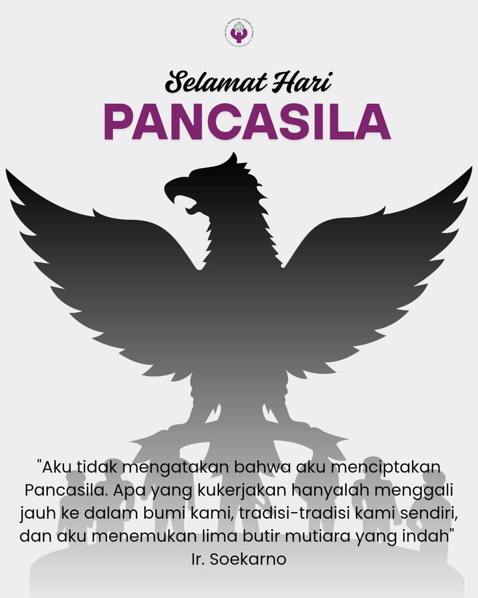 𝙎𝙚𝙡𝙖𝙢𝙖𝙩 𝙃𝙖𝙧𝙞 𝙇𝙖𝙝𝙞𝙧 𝙋𝙖𝙣𝙘𝙖𝙨𝙞𝙡𝙖

“Ideologi bukan untuk dihafalkan, tapi untuk dihayati dan diamalkan.”

Pancasila bukan hanya dasar negara, tetapi juga menjadi jiwa yang menghidupkan setiap langkah kita sebagai generasi penerus bangsa.