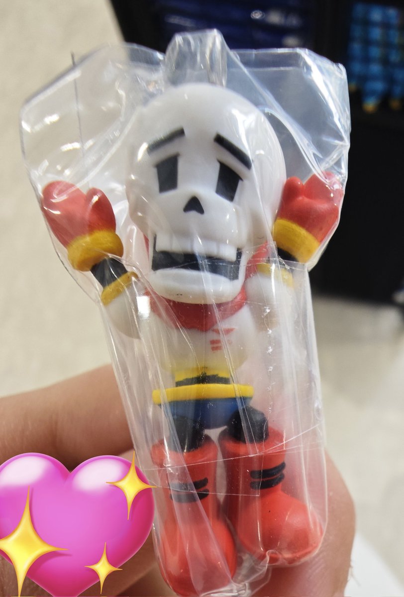 【交換】UNDERTALE  アンテ つまんでつなげてマスコット

譲：パピルス(ボールチェーン)

求：テミー、うざいイヌ(どちらでも可)
本日19時ごろまで新宿駅でのお手渡し、または郵送
お気軽にお声掛けください。