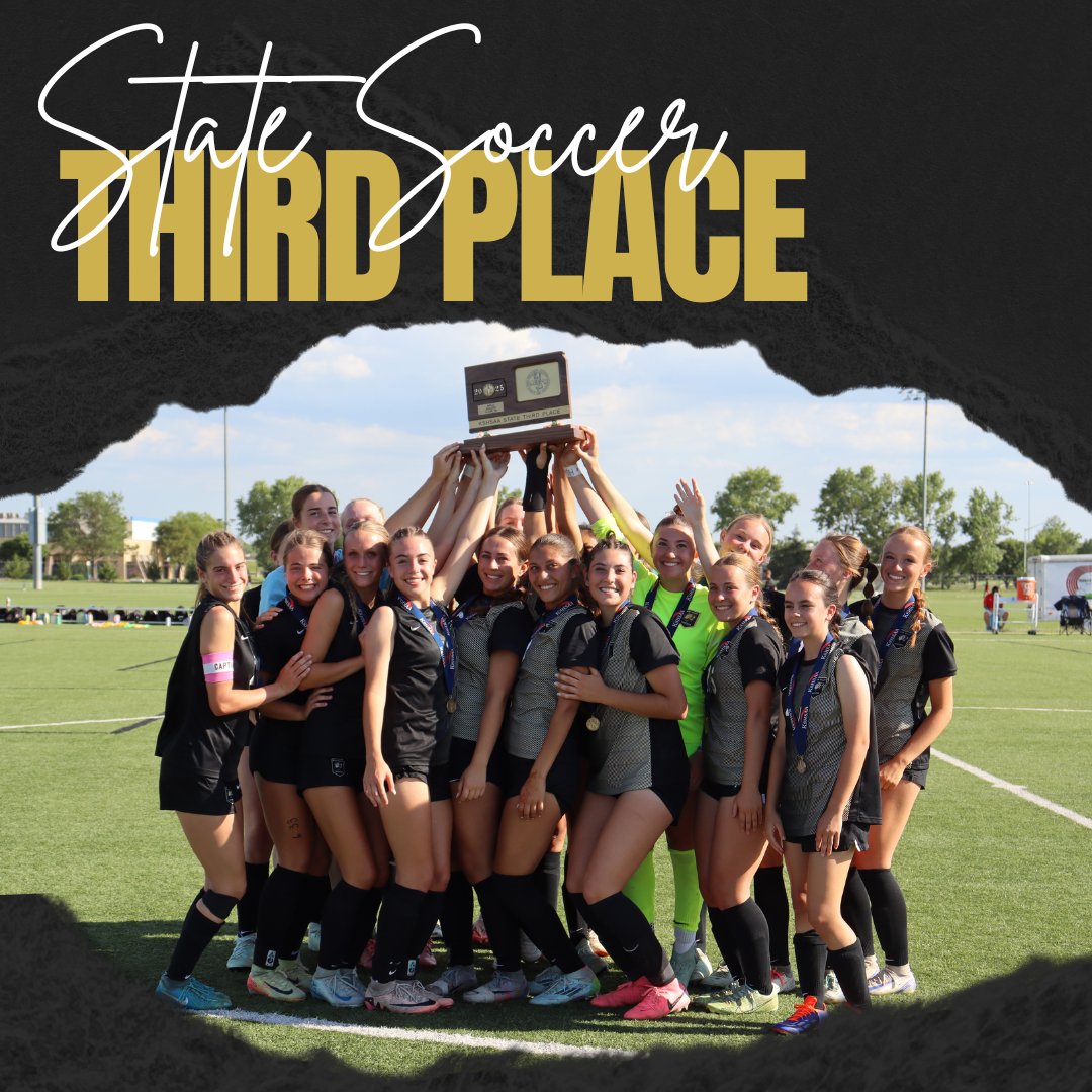 History Made! BVHS Girls Soccer placed Third at STATE! 

🅰️⚽️Tova Taubin
⚽️ Calle Sartino