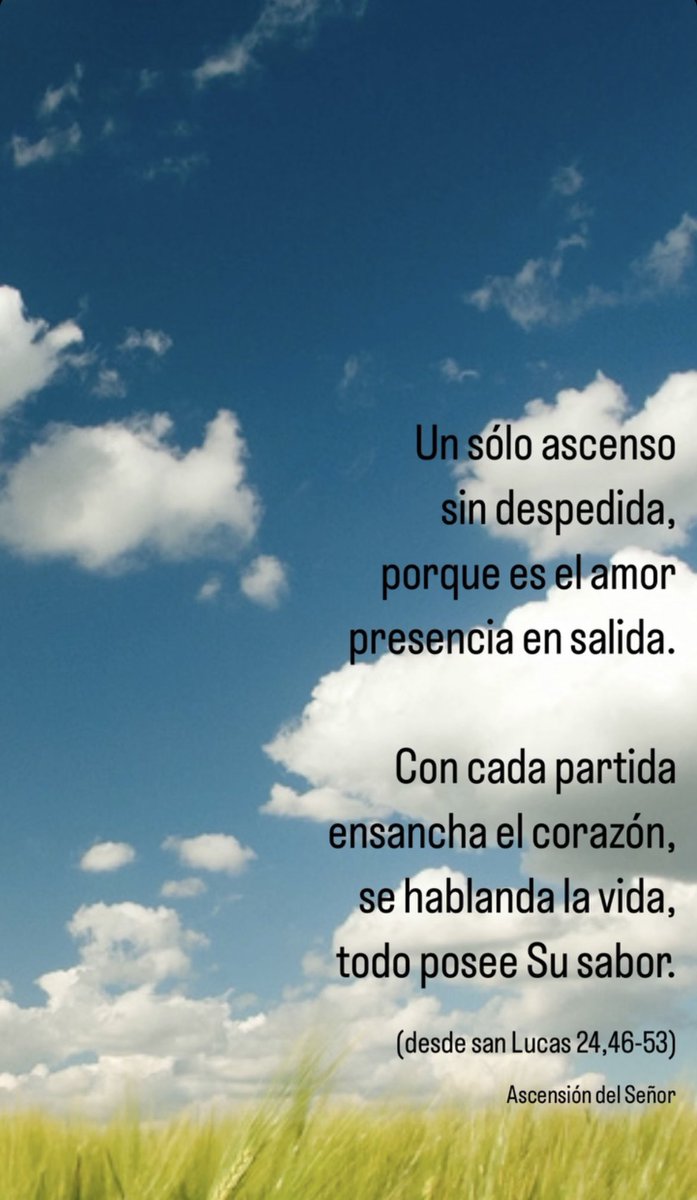 Jose Chamorro (@josechamorrog) on Twitter photo #EvangelioDelDía #Ascension Comparto <a href="/Crisinogessanz/">Cristina Inogés Sanz</a> <a href="/FernandoCorder7/">Fernando Cordero Morales ss.cc.</a> <a href="/ferminnegre/">🪔 Fermín Negre 🎏</a> <a href="/fraoctavi/">fra Octavi Vilà</a> <a href="/teologiadapc/">Teología de andar por casa</a> <a href="/TeoComillas/">Teología U. Pontificia Comillas</a> <a href="/FTeoVal/">Teología Valencia</a> <a href="/1osCristianos/">Primeros Cristianos</a> <a href="/scarRomano/">Óscar Romano</a> <a href="/tomasjmm/">Tomás J. Marín Mena</a> <a href="/serabejar/">J. Serafín Béjar</a> <a href="/Aspirar_al_uno/">Carlos Javier González Serrano</a> <a href="/LeonardoBoff/">Leonardo Boff</a> <a href="/JoseManuelcmf/">José Manuel Marín Mena, CMF</a> <a href="/SantiagoMourelo/">Santiago García Mourelo</a> <a href="/ate_teologas/">Teólogas Españolas</a> <a href="/diocesisdejaen/">Diócesis de Jaén</a> #EvangelioDelDía #Ascension Comparto <a href="/Crisinogessanz/">Cristina Inogés Sanz</a> <a href="/FernandoCorder7/">Fernando Cordero Morales ss.cc.</a> <a href="/ferminnegre/">🪔 Fermín Negre 🎏</a> <a href="/fraoctavi/">fra Octavi Vilà</a> <a href="/teologiadapc/">Teología de andar por casa</a> <a href="/TeoComillas/">Teología U. Pontificia Comillas</a> <a href="/FTeoVal/">Teología Valencia</a> <a href="/1osCristianos/">Primeros Cristianos</a> <a href="/scarRomano/">Óscar Romano</a> <a href="/tomasjmm/">Tomás J. Marín Mena</a> <a href="/serabejar/">J. Serafín Béjar</a> <a href="/Aspirar_al_uno/">Carlos Javier González Serrano</a> <a href="/LeonardoBoff/">Leonardo Boff</a> <a href="/JoseManuelcmf/">José Manuel Marín Mena, CMF</a> <a href="/SantiagoMourelo/">Santiago García Mourelo</a> <a href="/ate_teologas/">Teólogas Españolas</a> <a href="/diocesisdejaen/">Diócesis de Jaén</a>