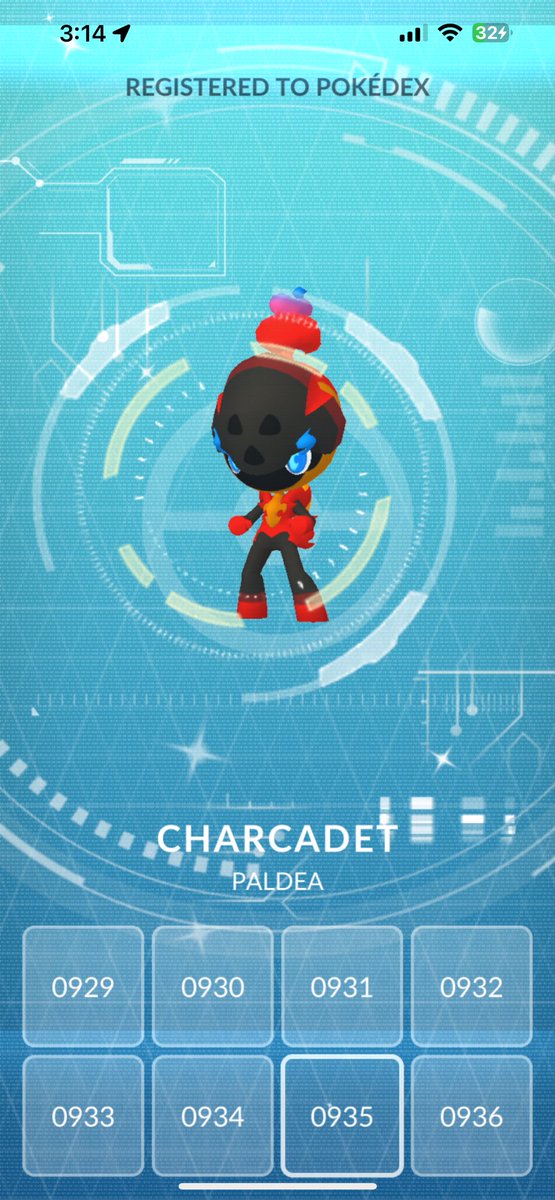 chaospixie6667's tweet photo. My turn for a sparkly Charcadet #shinypokemon #pokemon #PokemonGO #hatched https://t.co/d08AGuZnUA