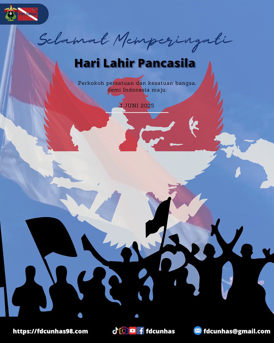 [HARI LAHIR PANCASILA]

Pancasila adalah pemersatu bagi bangsa Indonesia. Sudah saatnya kita mendukung Indonesia menjadi lebih baik dengan mengamalkan kelima silanya.
______________________________
Waspada Dira Anuraga