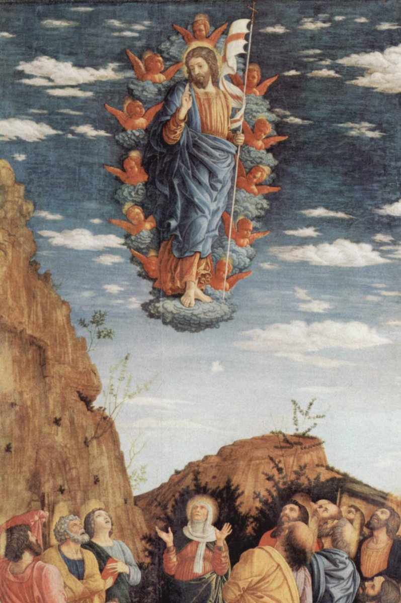 boker_or's tweet image. Benedire è l&apos;ultimo gesto del Maestro prima dell&apos;#Ascensione.
Quella benedizione rimane lì, a disposizione di chi alza lo sguardo per cercare conforto nell&apos;unica relazione che abbraccia la totalità della persona.
Guardo in Cielo e dico: &quot;eccomi&quot;.

#BuonaDomenica!

A. Mantegna