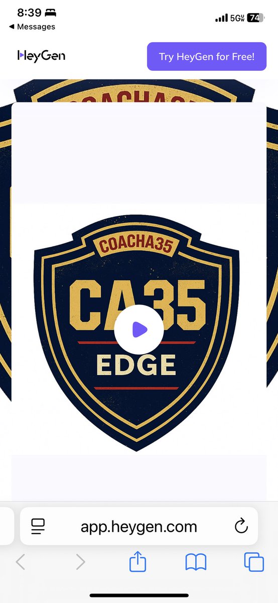 🚨 Sunday Reminder
Talent without exposure = Invisible.
That’s where CoachA35 Edge steps in.

🏈 College coaches need to SEE you.
🔥 You need a blueprint that delivers:

✅ Evaluation (Scout)
✅ Development (Professor)
✅ Targeted College Matches (Compass)

🧠 Built by 32 years
