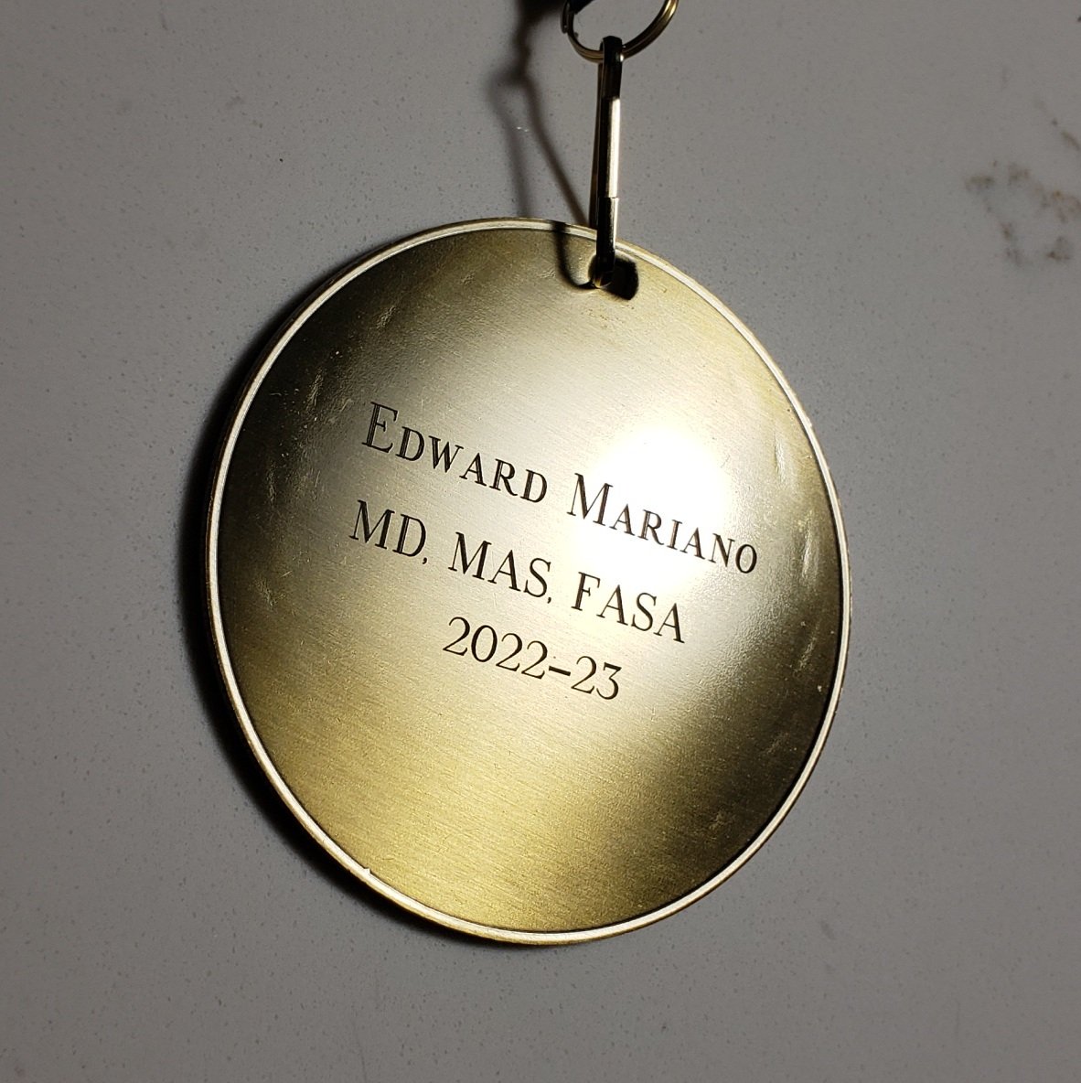 Ed Mariano, MD, MAS, FASA, FASRA 🇺🇸🇵🇭 (@emarianomd) on Twitter photo We started a new tradition at the <a href="/CSAHQ/">CSA</a> House of Delegates inspired by our friends at <a href="/nyssapga/">NYSSA PGA</a> - the Past President Medal! 🏅
All Past Presidents present received theirs in person, and the rest will be mailed. Thanks to <a href="/PhilipRLevinMD1/">Philip R Levin MD</a> and <a href="/missmegkmac/">Megan MacNee</a> for making it happen! We started a new tradition at the <a href="/CSAHQ/">CSA</a> House of Delegates inspired by our friends at <a href="/nyssapga/">NYSSA PGA</a> - the Past President Medal! 🏅
All Past Presidents present received theirs in person, and the rest will be mailed. Thanks to <a href="/PhilipRLevinMD1/">Philip R Levin MD</a> and <a href="/missmegkmac/">Megan MacNee</a> for making it happen!