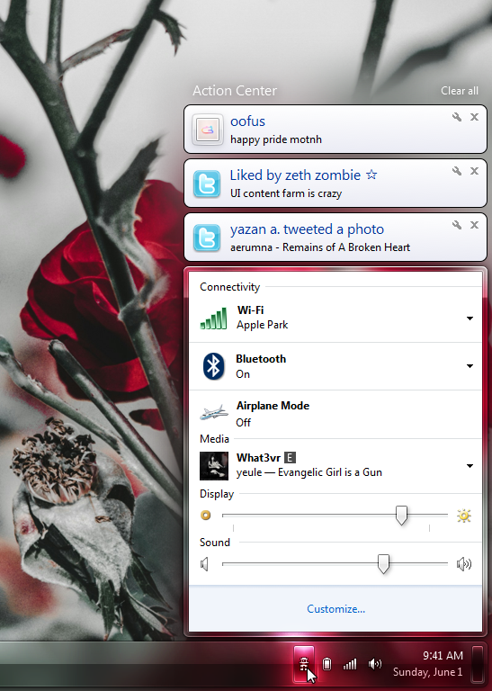 meet the new Action Center in Windows Longwood