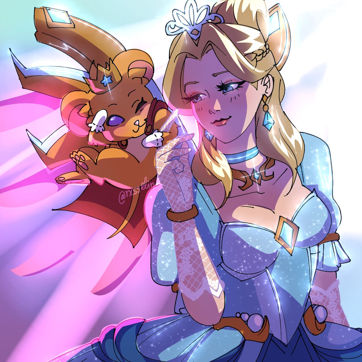rxsselin's tweet photo. 🎶I'm just like you ~~🩵👑 🎶

So excited for this upcoming mercy skin 🩵✨
#mercy #Overwatch2
#OverwatchFanart
#owtwt #ow2 #eleos #vgen https://t.co/Rgc3KgDVI6