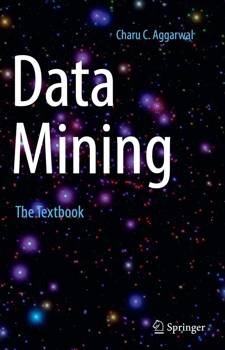 gp_pulipaka's tweet image. Free eBook: #DataMining - The Textbook. #BigData #Analytics #DataScience #IoT #IIoT #PyTorch #Python #RStats #TensorFlow #Java #JavaScript #ReactJS #GoLang #CloudComputing #Serverless #DataScientist #Linux #Books #Programming #Coding #100DaysofCode 
bit.ly/3LjVlnt