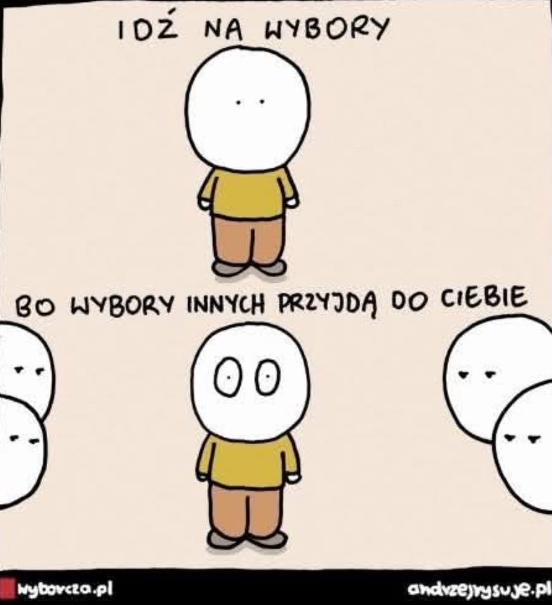 Nie czekaj - idź głosować!
Niech frekwencja będzie z nami!