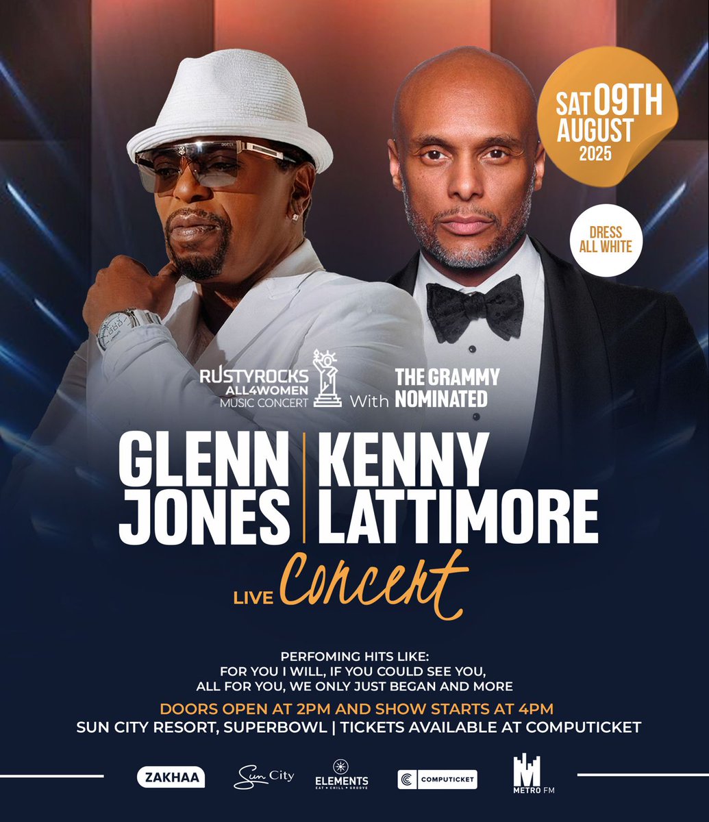 MUSIC: Kenny Lattimore and Glenn Jones in South Africa The pair