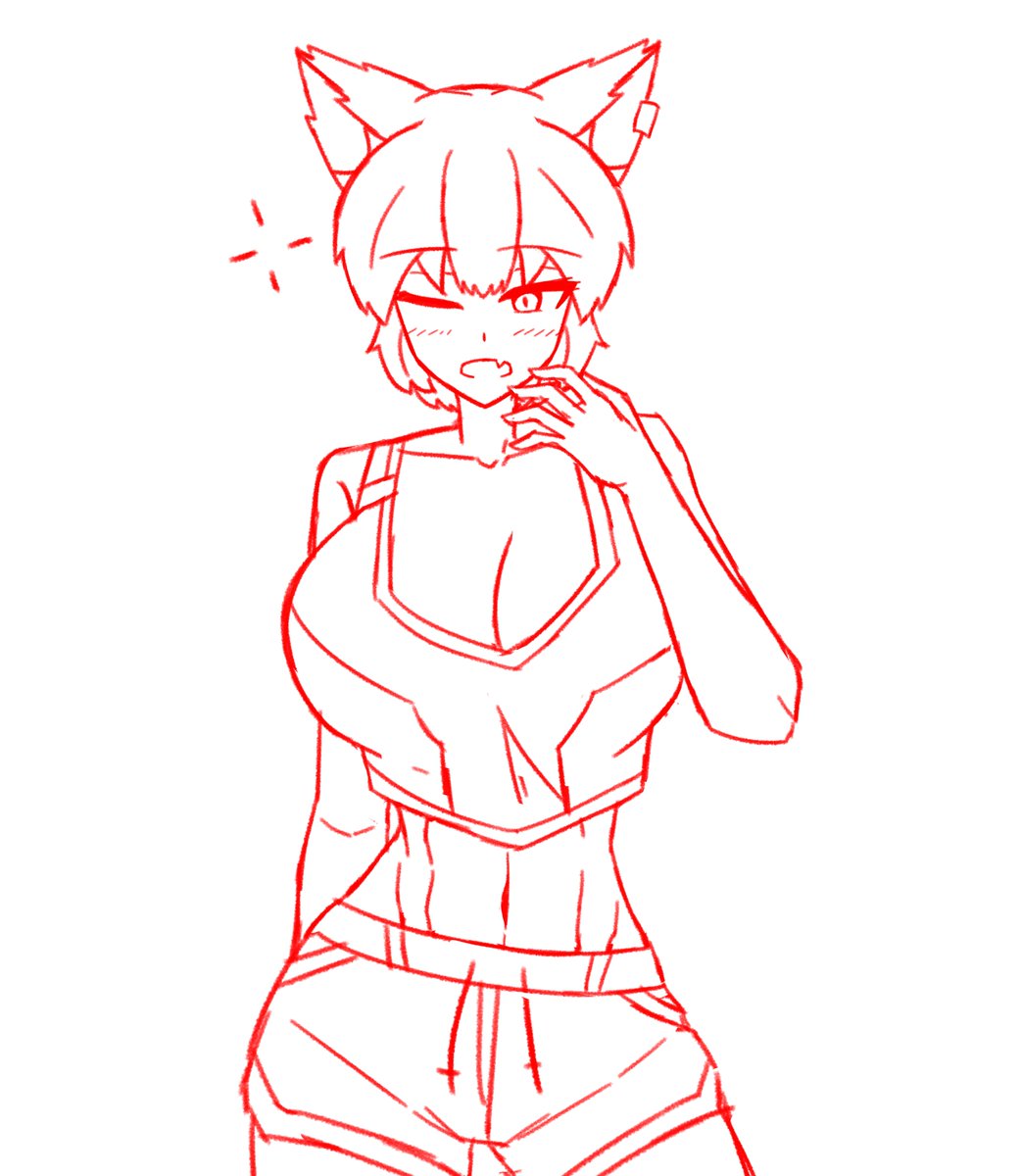 어제 스케치한 거 살짝 수정