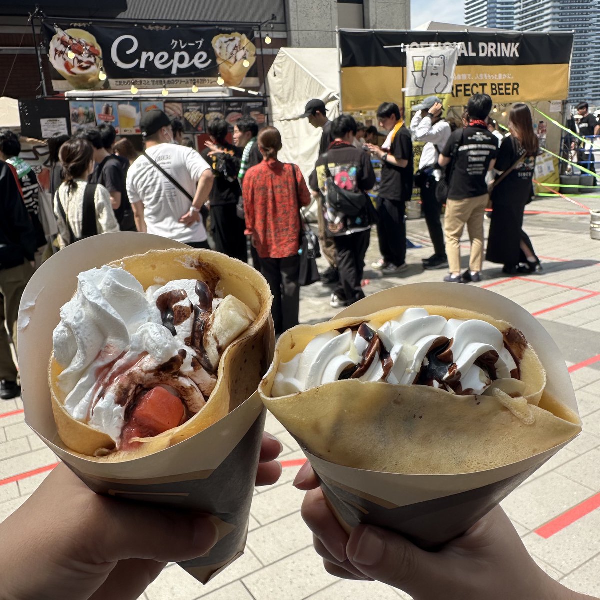 anzToMaTo's tweet photo. #ナノムゲン2025
 #フェスメシ 
 #アジカン 

クリームがもたついてなくて
あっさりで美味しい
バナナストロベリーチョコホイップ
チョコホイップ https://t.co/1nvTBEPHCQ