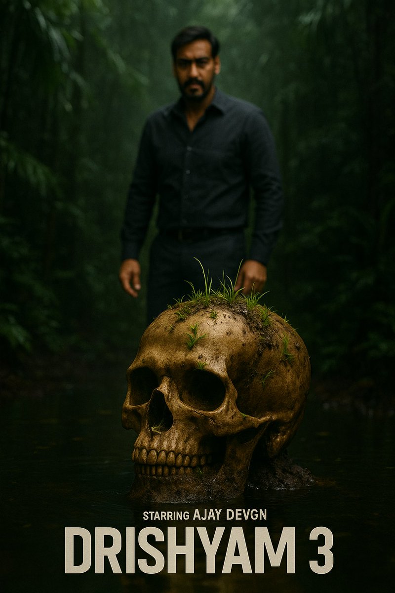 Adians0097's tweet photo. Drishyam 3 
Starting - Ajay Devgn, Tabu, Akshay Khanna 
Dir - Abhishek Pathak 
Release date - 2nd October 2026
#Drishyam3 ☠️  #AjayDevgn 🤯 #Tabu 
@AbhishekPathakk https://t.co/KGnFGyPOP7