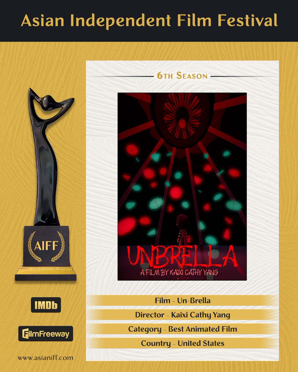 Sixth season's official submission!

#AsianIFF