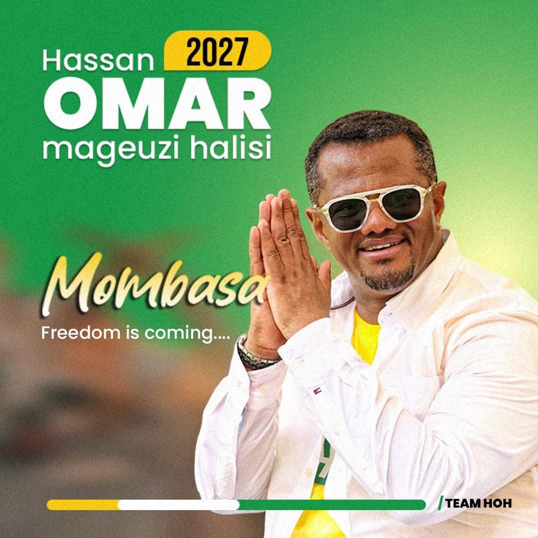 Change is coming 

Mombasa tuko tayari 2027