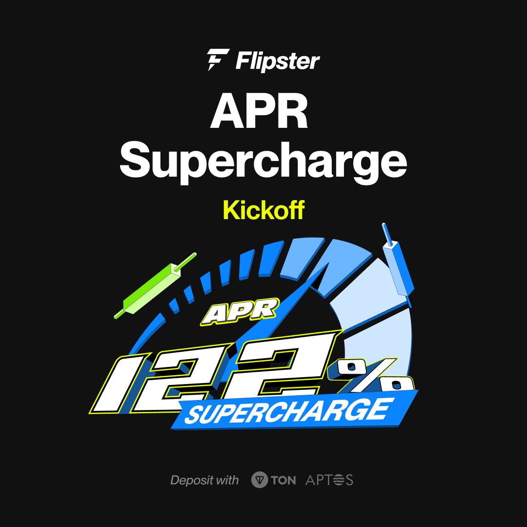 flipster_io's tweet photo. Flipster's APR Supercharge kicks off 🔥

Don't miss this opportunity to earn up to 122% APR with us right now ⚡️

You've never seen anything like this.

👉 Get started now: https://t.co/kFrf4qn4cv

More details ⬇️