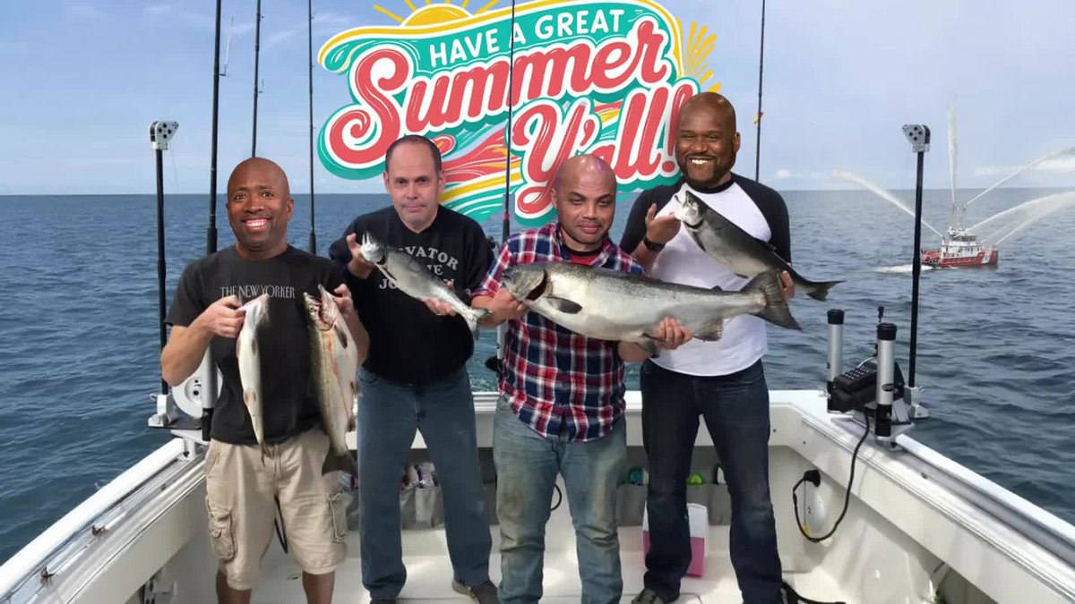 The Fellas are officially Gone Fishin' 🎣