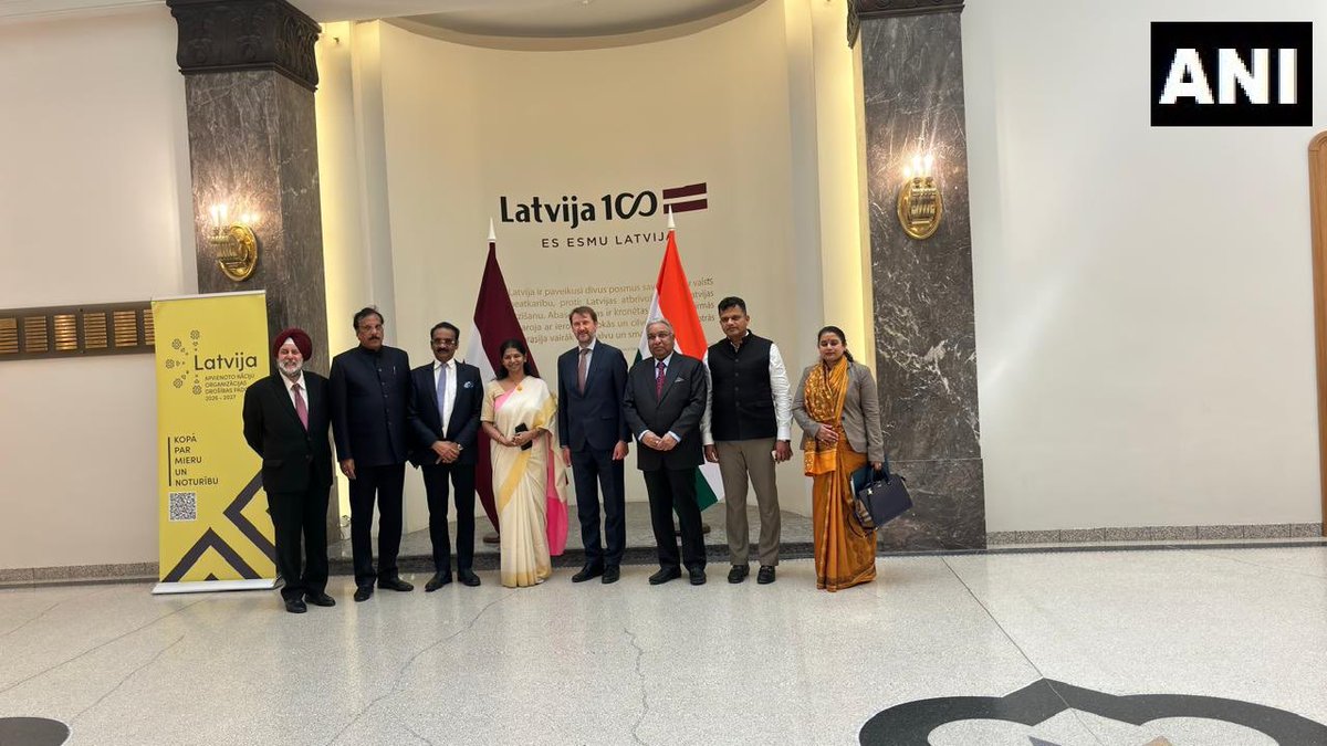 lpuuniversity's tweet photo. As part of the all-party Indian Parliamentary delegation, LPU Chancellor &amp; MP Rajya Sabha Dr. Ashok Kumar Mittal held key meetings in Latvia, affirming India’s zero-tolerance stance on terrorism. #OperationSindoor #IndiaInLatvia #GlobalDiplomacy #ZeroToleranceToTerror https://t.co/XzMTB1An1t