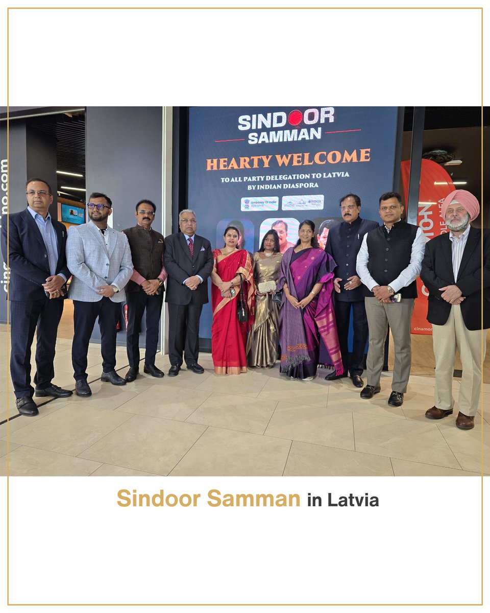 lpuuniversity's tweet photo. As part of the all-party Indian Parliamentary delegation, LPU Chancellor &amp; MP Rajya Sabha Dr. Ashok Kumar Mittal held key meetings in Latvia, affirming India’s zero-tolerance stance on terrorism. #OperationSindoor #IndiaInLatvia #GlobalDiplomacy #ZeroToleranceToTerror https://t.co/XzMTB1An1t
