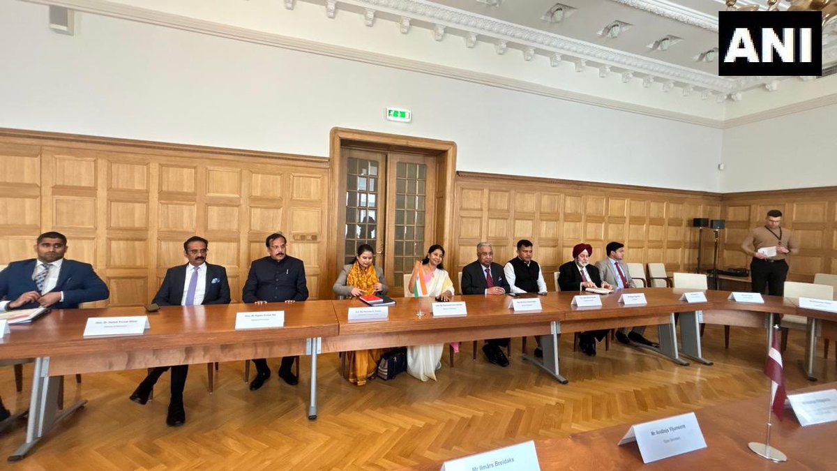 lpuuniversity's tweet photo. As part of the all-party Indian Parliamentary delegation, LPU Chancellor &amp; MP Rajya Sabha Dr. Ashok Kumar Mittal held key meetings in Latvia, affirming India’s zero-tolerance stance on terrorism. #OperationSindoor #IndiaInLatvia #GlobalDiplomacy #ZeroToleranceToTerror https://t.co/XzMTB1An1t