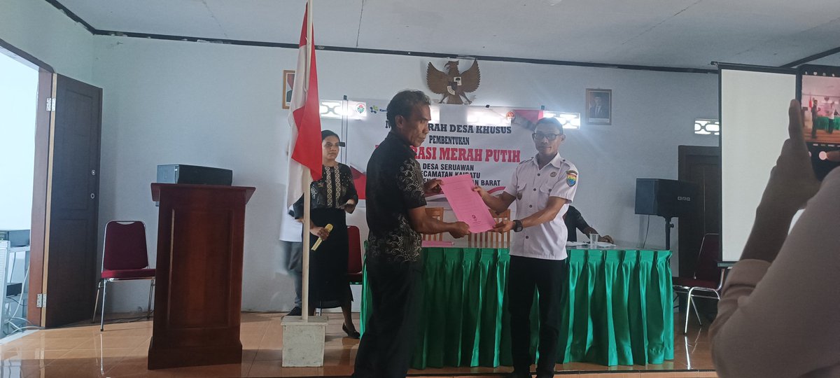 junne_sang's tweet photo. Rabu (21/05), Musyawarah desa khusus Pembentukan koperasi desa merah putih Seruawan Kec. Kairatu Kab. SBB
MusDesus dipimpin oleh BPD Seruawan, ketua musyawarah bpk. Soleman G Tatiratu dan Sek musyawarah oleh bpk. Adrian Tuhurima
#giatluhkansatminkalambon https://t.co/IhZiEMyFkK