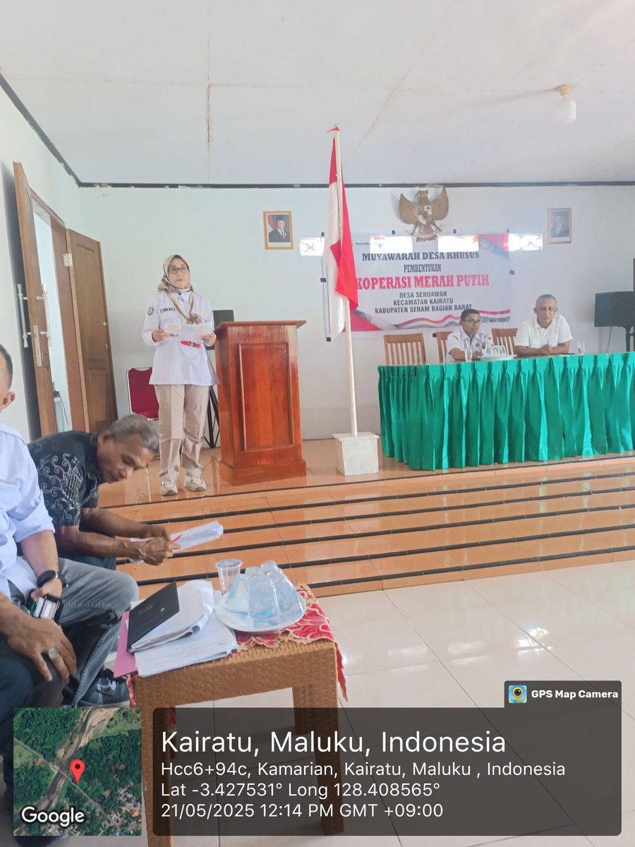 junne_sang's tweet photo. Rabu (21/05), Musyawarah desa khusus Pembentukan koperasi desa merah putih Seruawan Kec. Kairatu Kab. SBB
MusDesus dipimpin oleh BPD Seruawan, ketua musyawarah bpk. Soleman G Tatiratu dan Sek musyawarah oleh bpk. Adrian Tuhurima
#giatluhkansatminkalambon https://t.co/IhZiEMyFkK
