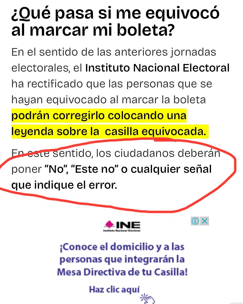 Y si en tu chamba te presionaron y amenazaron para votar a favor de sus #candidatos, llena la #boleta como te lo indicaron tus jefes corruptos, toma la foto y luego haz las correcciones de errores que te permite el #INE, y si te prometieron $$ cobras tu dinerito sin broncas.