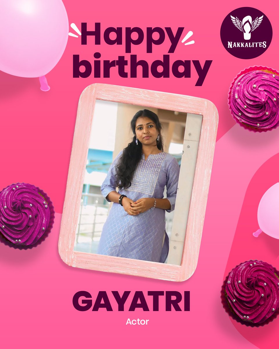 Wishing a very Happy Birthday Gayatri.
May your year ahead be filled with success, good health, and countless moments of joy. 

#birthday #birthdaywishes #happybirthday #nakkalites_family💙