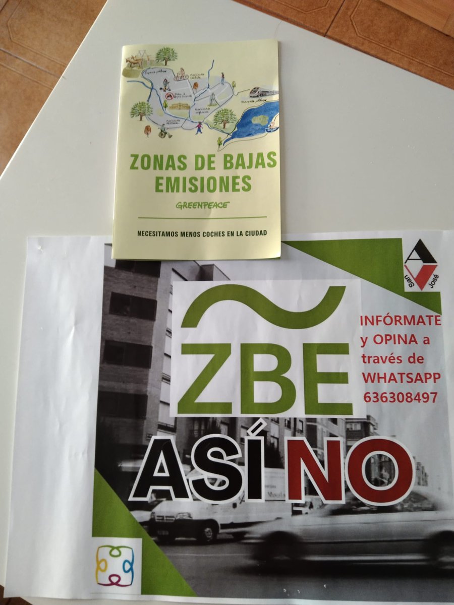 AYER <a href="/greenpeace_esp/">Greenpeace España</a> informo de las ZBE y  nos desplazamos para dialogar con ellos y preguntamos por qué en la Gran Vía con San Antón y no en nuestro barrio y la respuesta fue que es la 1° zona donde se debe implantar <a href="/AytoLogrono/">Ayuntamiento Logroño</a>