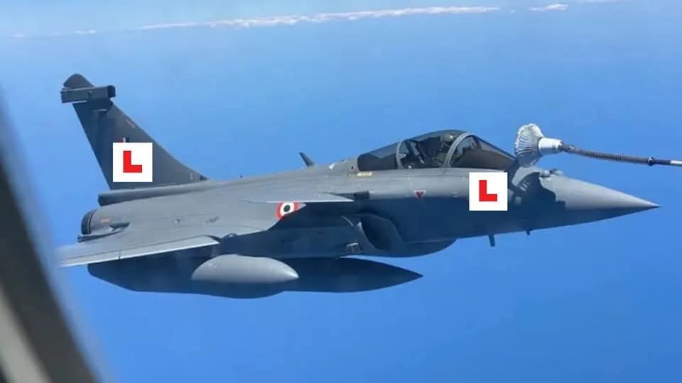 Indian Rafael Pilots using a Learner's plate after losing 3 Rafales🤣