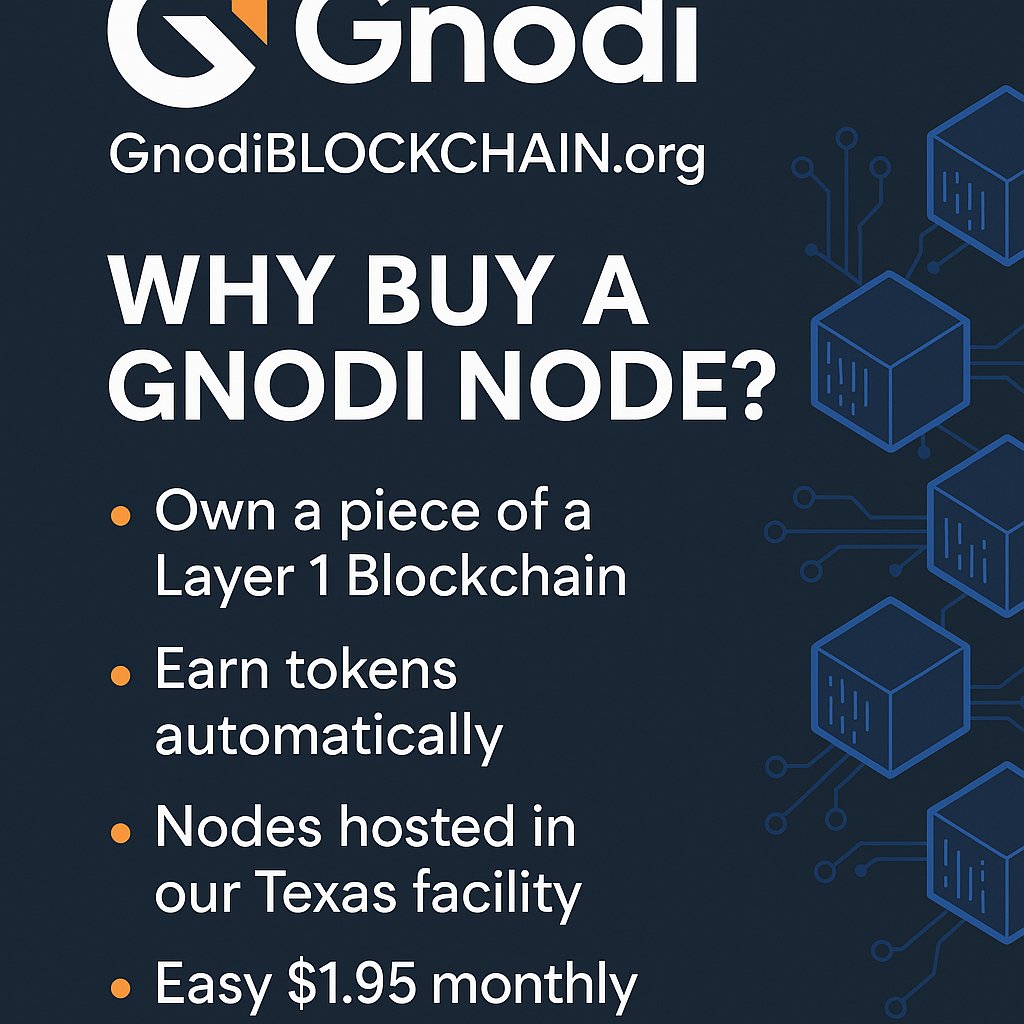 GnodiBlockchain's tweet photo. 📊 Wall Street missed Bitcoin.
Silicon Valley missed Ethereum.
Now the next wave is here—and it’s called Gnodi.
Don’t be late this time. https://t.co/wHxrHlsv8q  #gnodiblockchain #gnodinode #gnodi https://t.co/gGNN5CnDUo