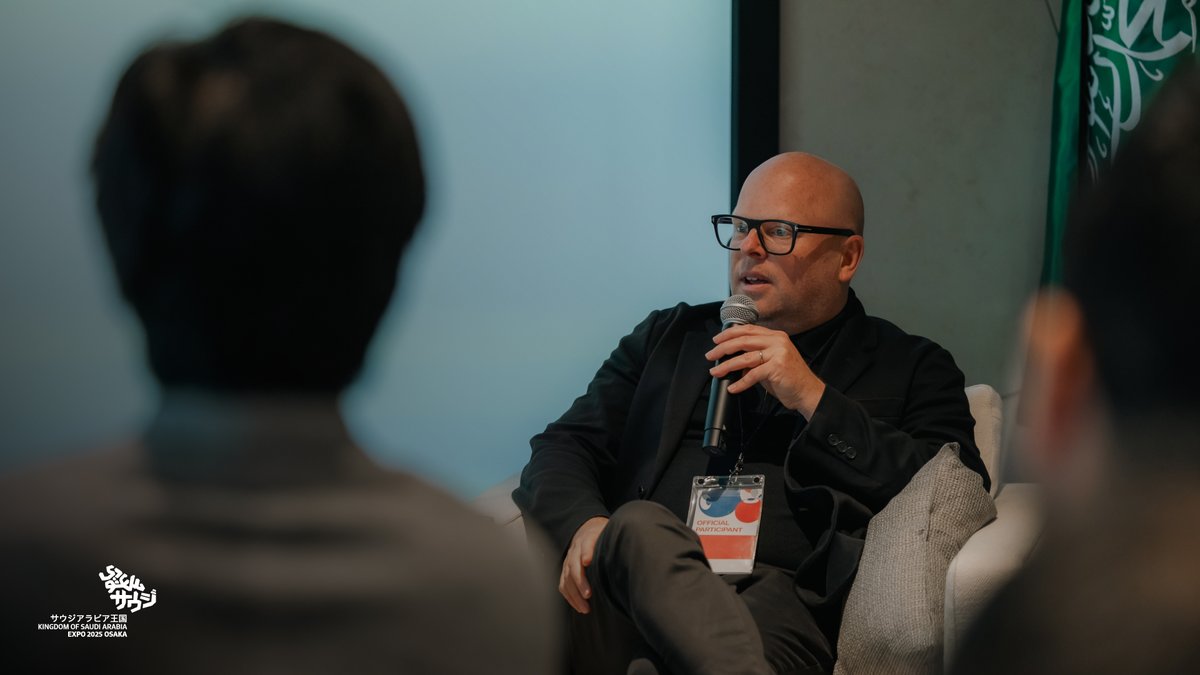 Innovation rooted in culture. 
At the #KSAExpo2025 Pavilion, the session “Cultural Entrepreneurship in Saudi Arabia: Fostering Innovation and Heritage”, in collaboration with the Saudi Cultural Development Fund, explored how the Kingdom’s cultural sector is shaping a future that