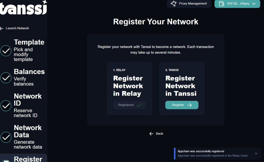 Mfers456's tweet photo. 🚀 I just launched a chain in minutes using @TanssiNetwork testnet!
No infra headaches — just smooth, modular deployment.
Tanssi makes it insanely easy to go from zero to on-chain. 🔧⚡
#Tanssi #ChainInMinutes #ModularBlockchain https://t.co/o9x2Zs1ee3