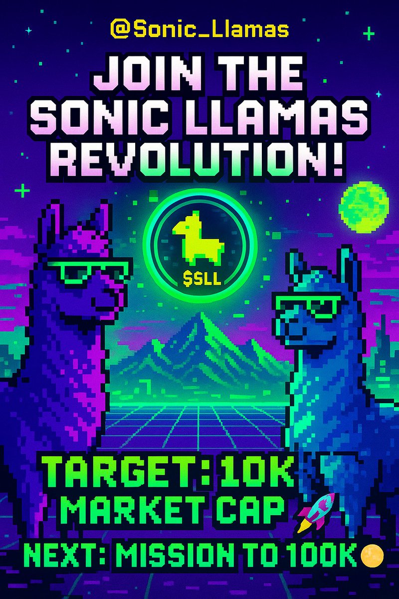 Jérémy Pigeon (@jaypigeon15) on Twitter photo <a href="/sonic_llamas/">Sonic Llamas</a> Develloper is working hard to offer the best on his App 👌❤️ NFTs stacking live this month (June 2025) 🔥🔥🔥
$SLL
Ca : 0x3F78599a7C0fb772591540225d3C6a7831547a12
Telegram : t.me/sonic_llamas
App : sonicllamashub.vercel.app
Ponzi.fan : Soon <a href="/sonic_llamas/">Sonic Llamas</a> Develloper is working hard to offer the best on his App 👌❤️ NFTs stacking live this month (June 2025) 🔥🔥🔥
$SLL
Ca : 0x3F78599a7C0fb772591540225d3C6a7831547a12
Telegram : t.me/sonic_llamas
App : sonicllamashub.vercel.app
Ponzi.fan : Soon