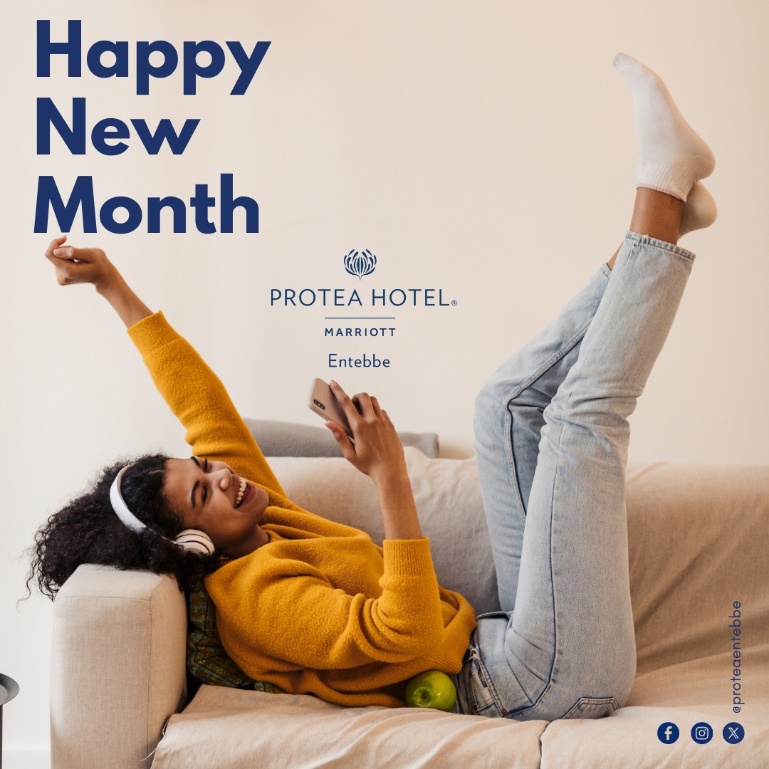 ✨ Happy New Month from all of us at Protea Hotel Entebbe! ✨
Here’s to new beginnings, warm welcomes, and unforgettable moments by the lake. 🌅
#HappyNewMonth #ProteaEntebbe #LakeVictoriaViews #NewMonthVibes #UgandaHotels #SerenityByTheLake