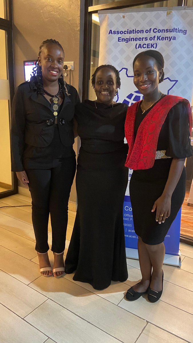 AAK Engineers Chapter (@aak_engineers) on Twitter photo We're proud to have been represented at the ACEK President's Networking Dinner by the Chapter's Registrar <a href="/otienogallo/">Eng. John Robert Otieno Ogallo ,PE</a> and the Chair <a href="/NymohJoy/">Nymoh Joy</a>, who attended on behalf of the <a href="/Arch_KE/">Architectural Association of Kenya</a> President.
We appreciate our VP, <a href="/BrendaNyawara/">Brenda Nyawara</a>, and QS Patience who were also in attendance. We're proud to have been represented at the ACEK President's Networking Dinner by the Chapter's Registrar <a href="/otienogallo/">Eng. John Robert Otieno Ogallo ,PE</a> and the Chair <a href="/NymohJoy/">Nymoh Joy</a>, who attended on behalf of the <a href="/Arch_KE/">Architectural Association of Kenya</a> President.
We appreciate our VP, <a href="/BrendaNyawara/">Brenda Nyawara</a>, and QS Patience who were also in attendance.