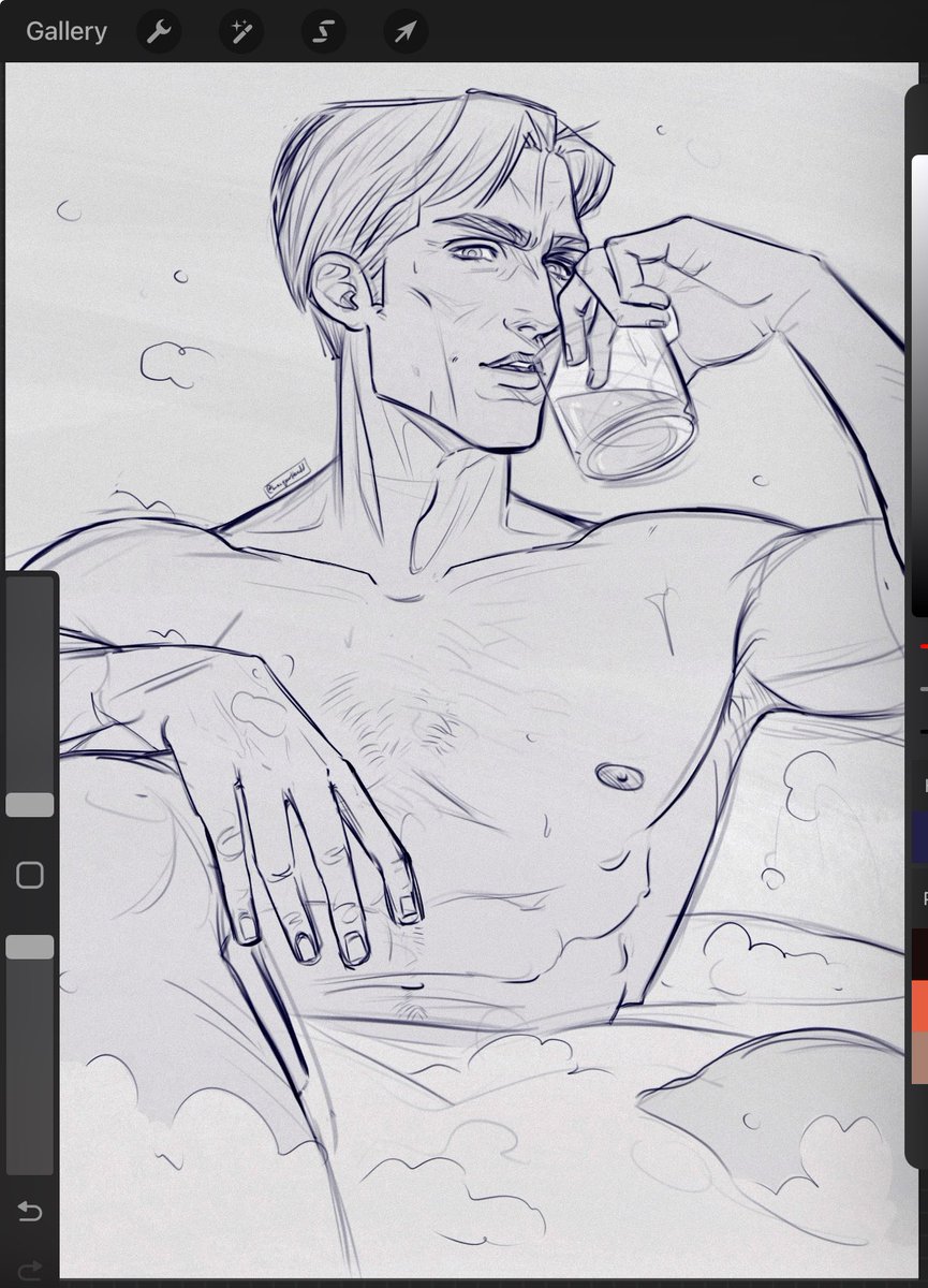 squeaky clean 🧼 
#attackontitan #erwinsmith #wip #shingekinokyojin