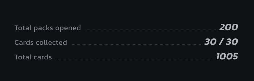 dave_bones_26's tweet photo. Finally made it to playing #bullrun for the 200th time and now have over 1000 cards collected. 

Not too many BULLS points but happy to keep going and trying. 

@infinex @infinex_intern 

Infixex https://t.co/s5av0G0hIv
